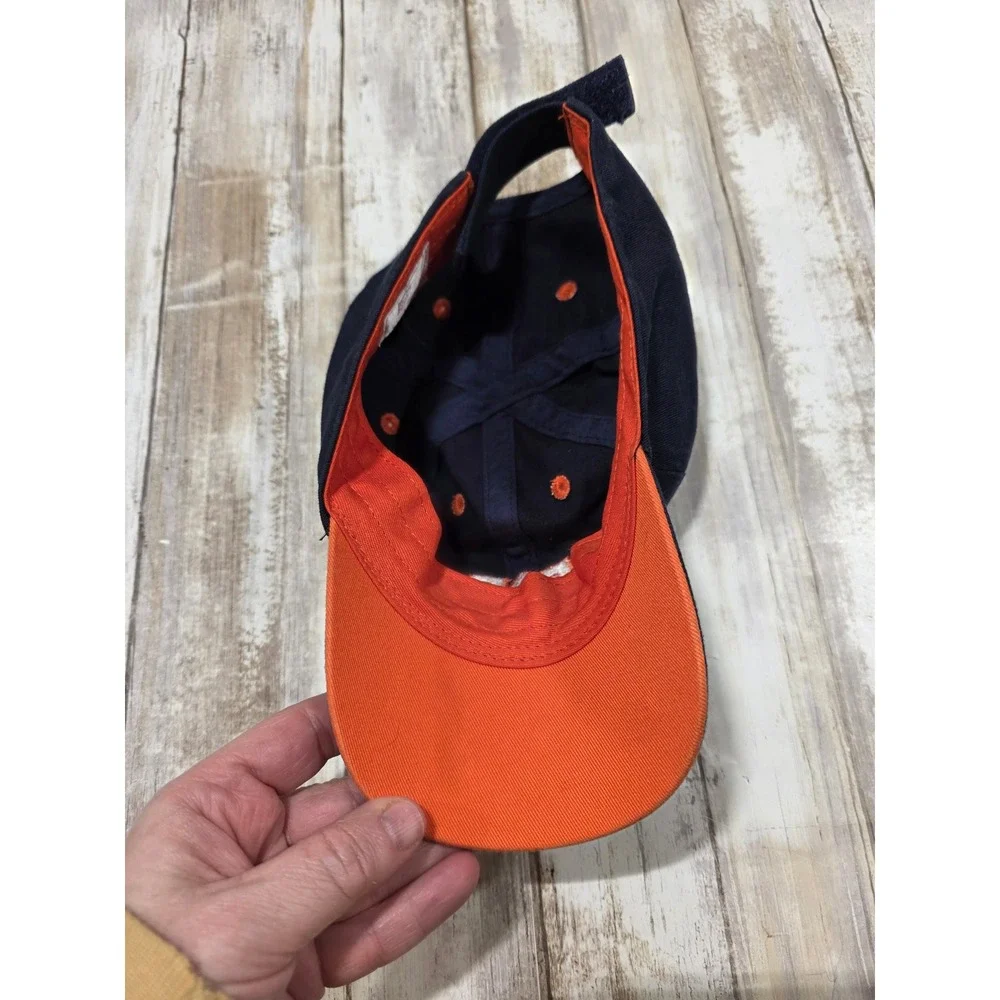 NFL Chicago Bears‎ Hat Beanie Set Navy Blue Orange Adjustable Cap Knit Hat